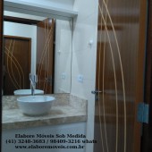 Pia de banheiro com cuba de sobrepôr