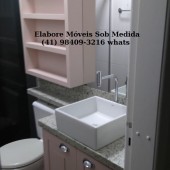 Banheiro moderno sob medida completo